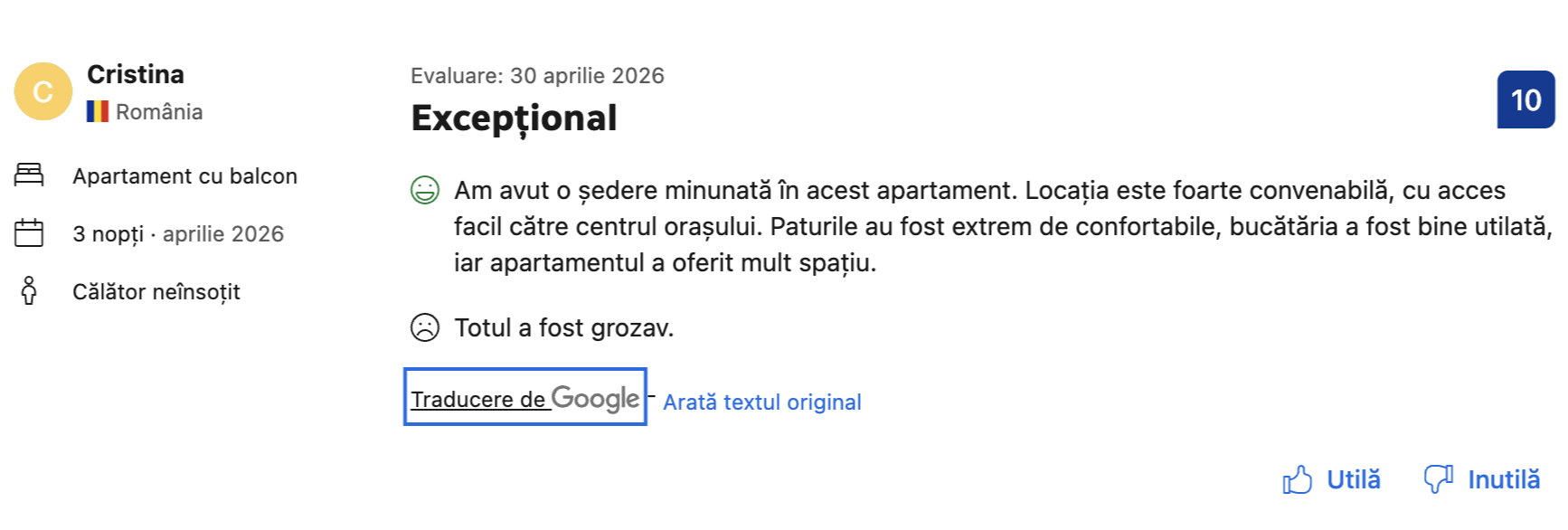 Recenzie oaspete Nest Inn 3